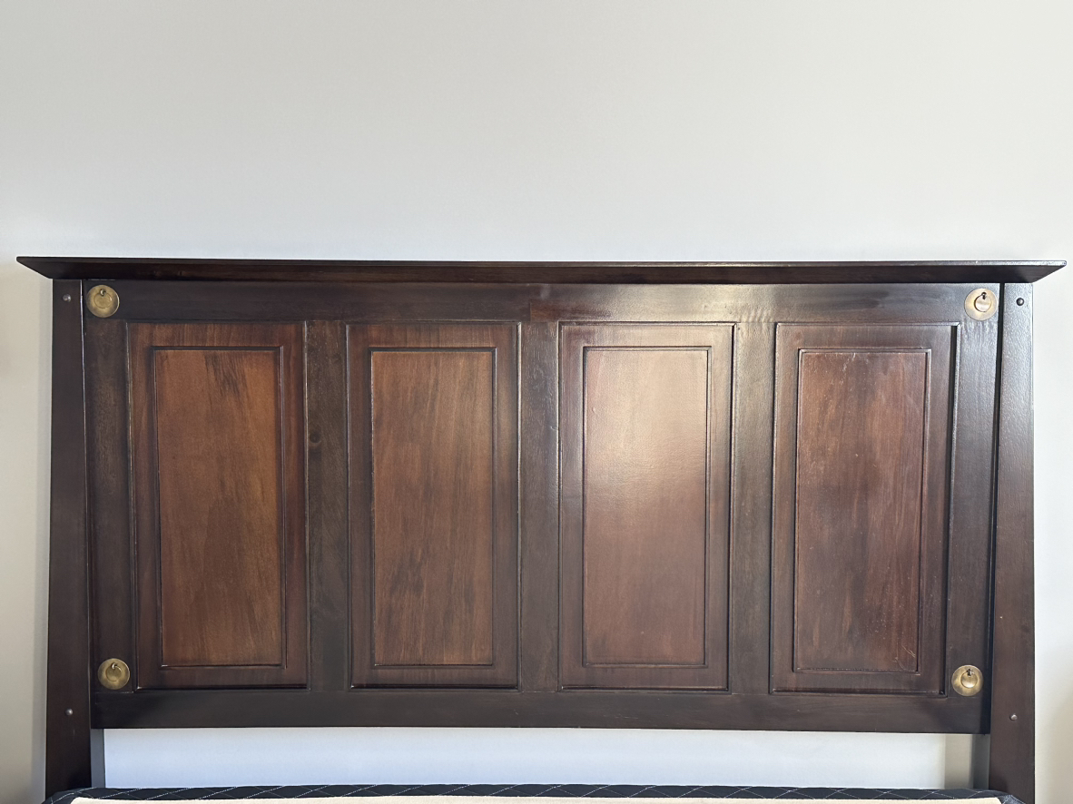 Pier 1 Imports Queen Headboard and 2 Nightstands - photo 2