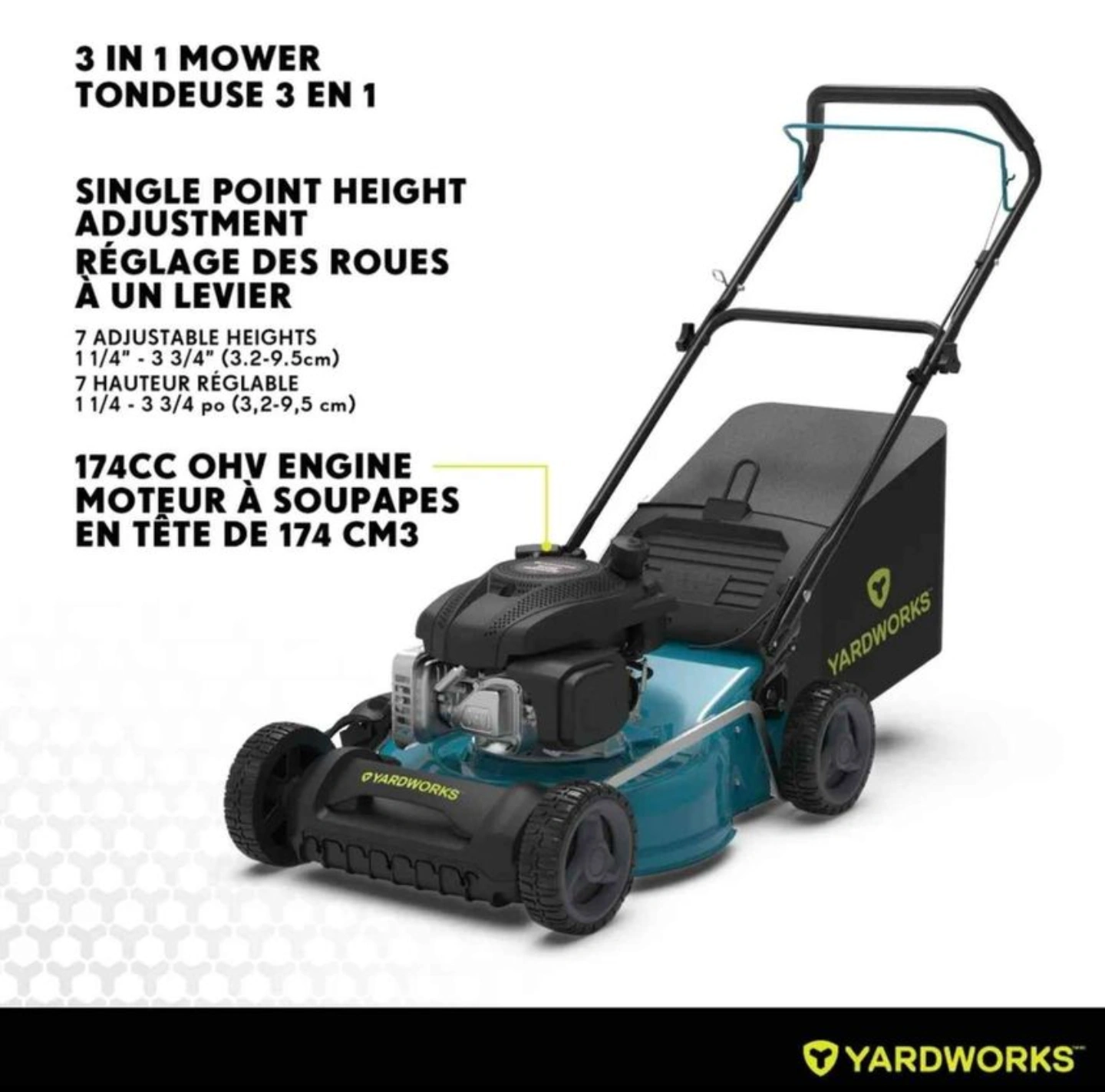 Yardworks Manual Lawn Mower Canadian Tire Yardworks 174cc Push