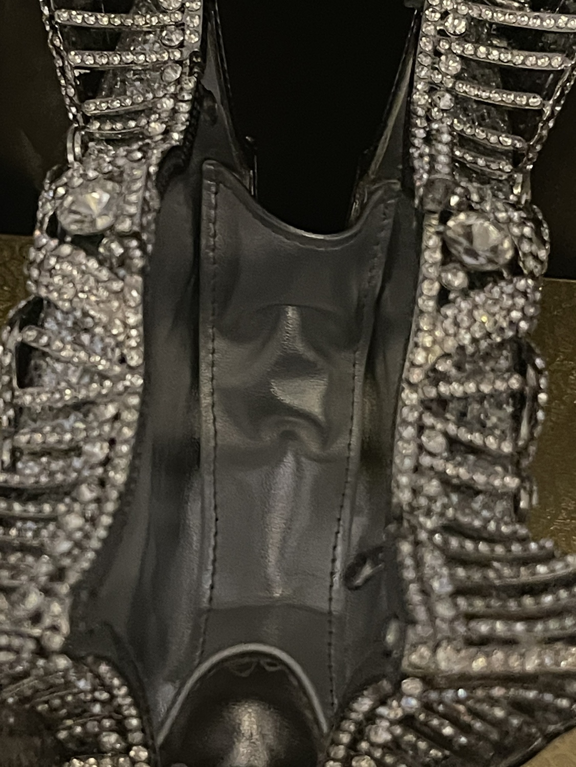 Vintage Rhinestone Swan  Purse New!! - photo 5