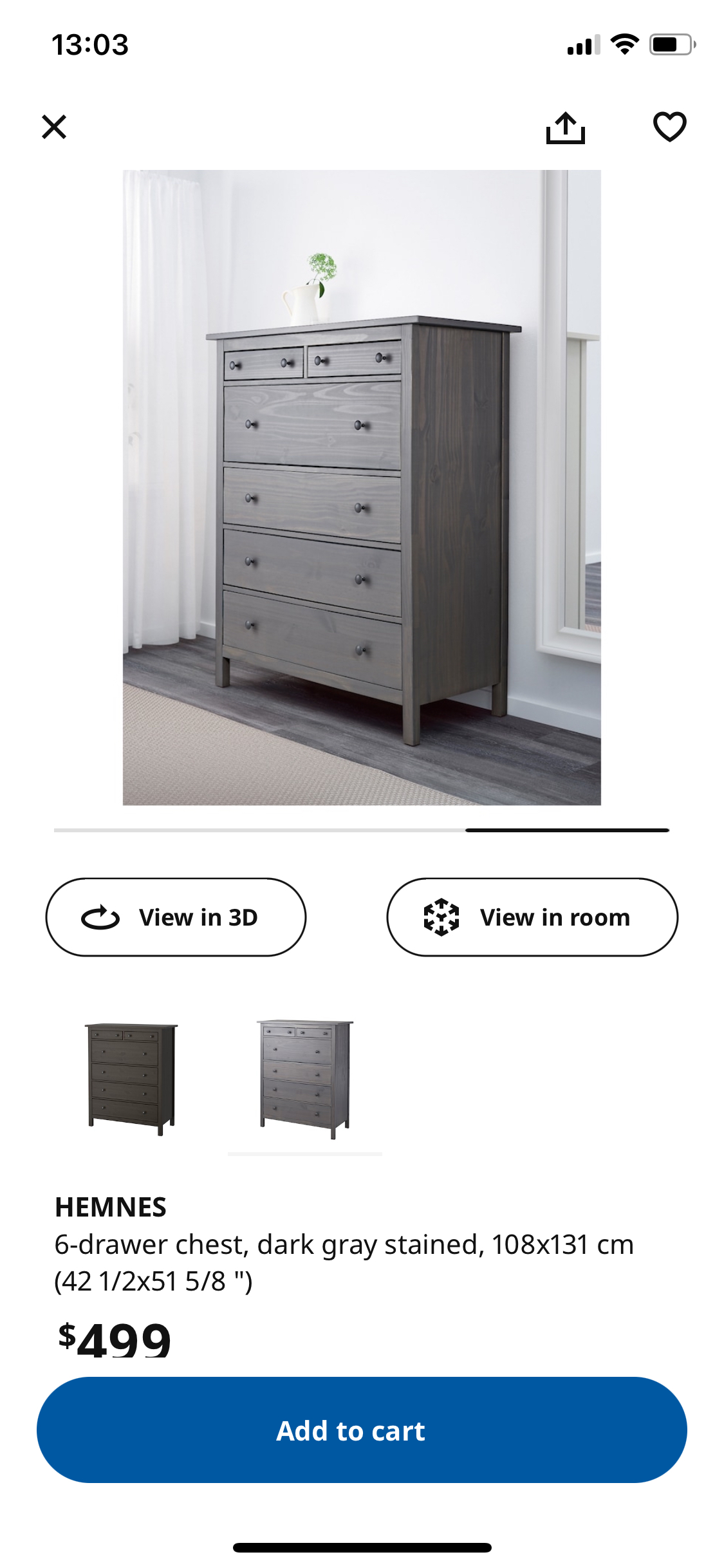 IKEA 6 drawers chest - photo 3