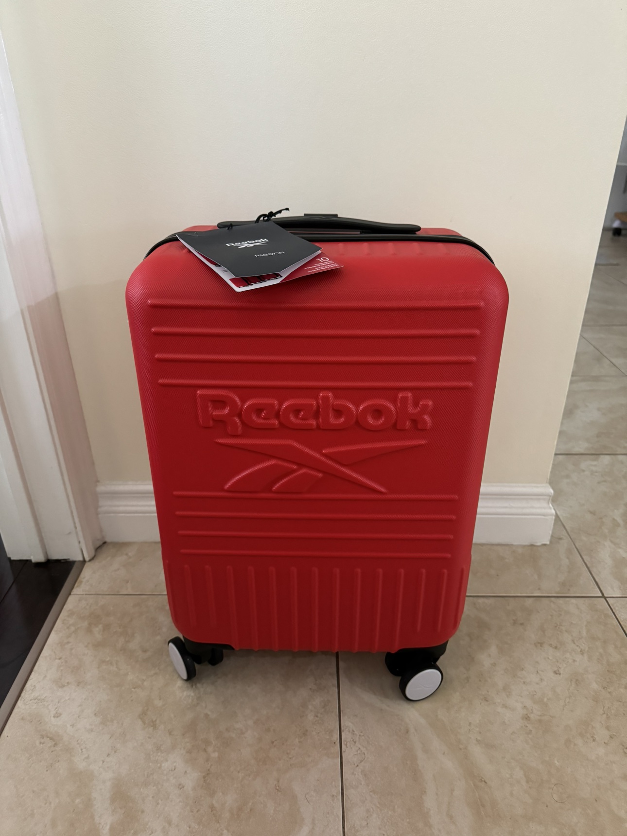 Brand new Reebok carry on luggage