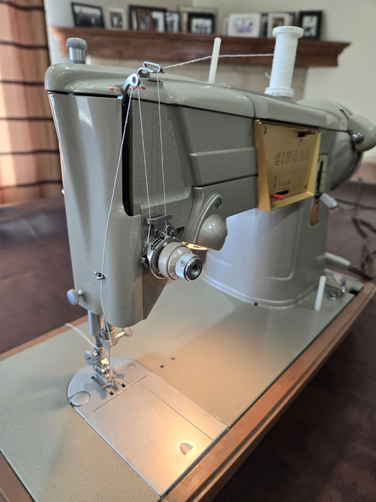 Singer 328J vintage heavy duty sewing machine - photo 3