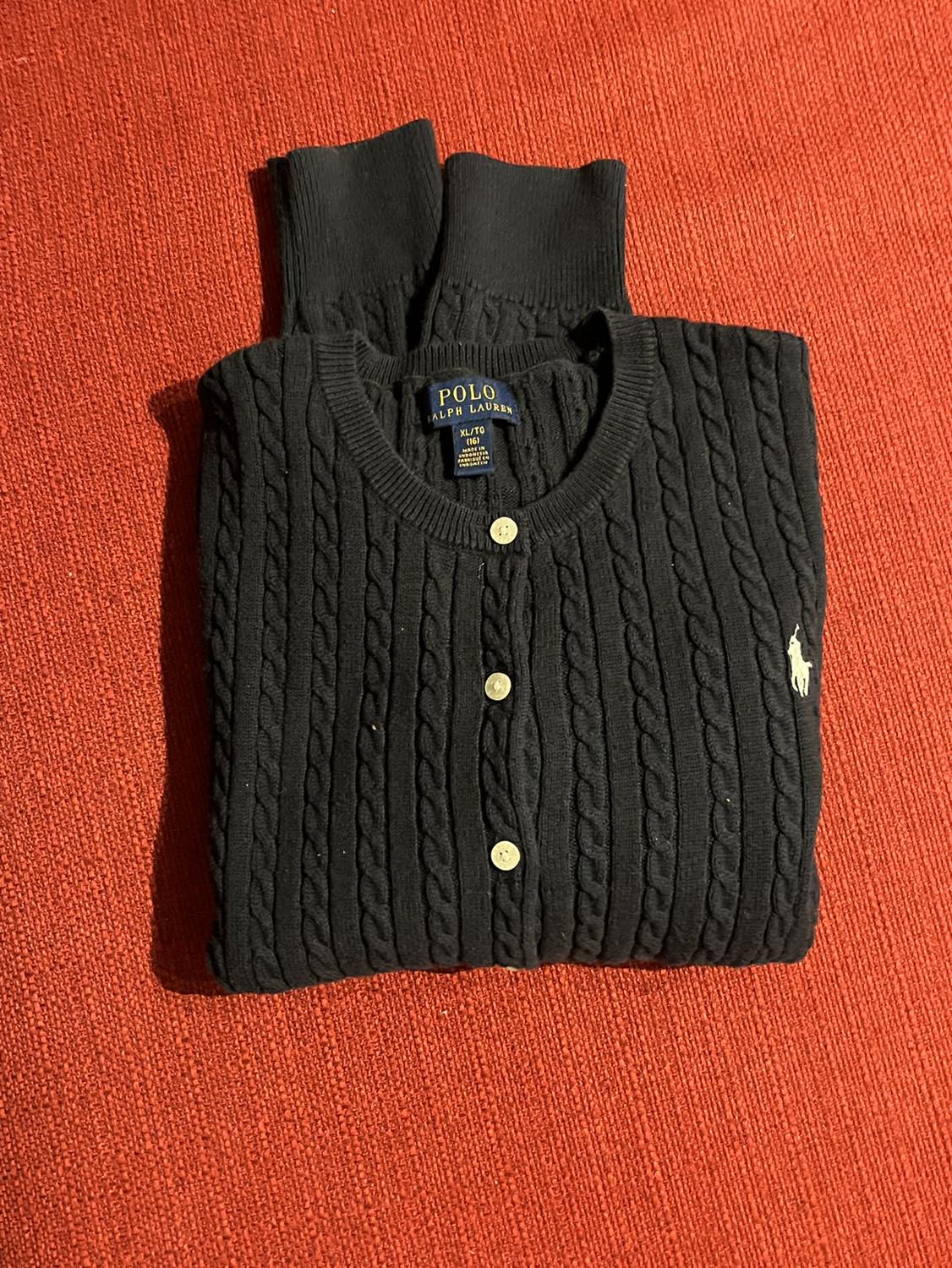 Polo Navy Cardigan