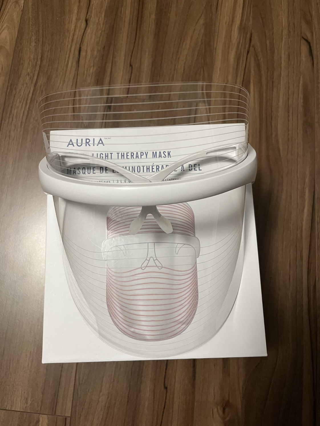 Auria LED light therapy mask image indicator(2)