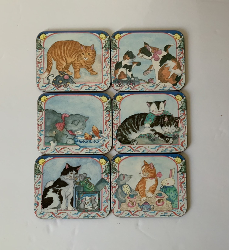 Jason cat coasters thumbnail