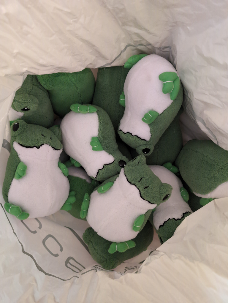 stuffed frog toys thumbnail