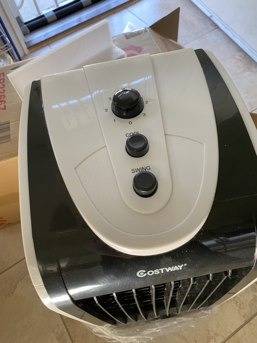 Evaporative Portable Cooler Fan Humidify W Filter Knob Control - photo 2