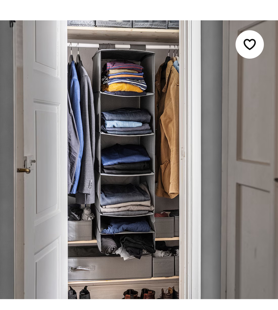 IKEA - Organizer with 6 compartments, dark gray, 35x45x125 cm - photo 5
