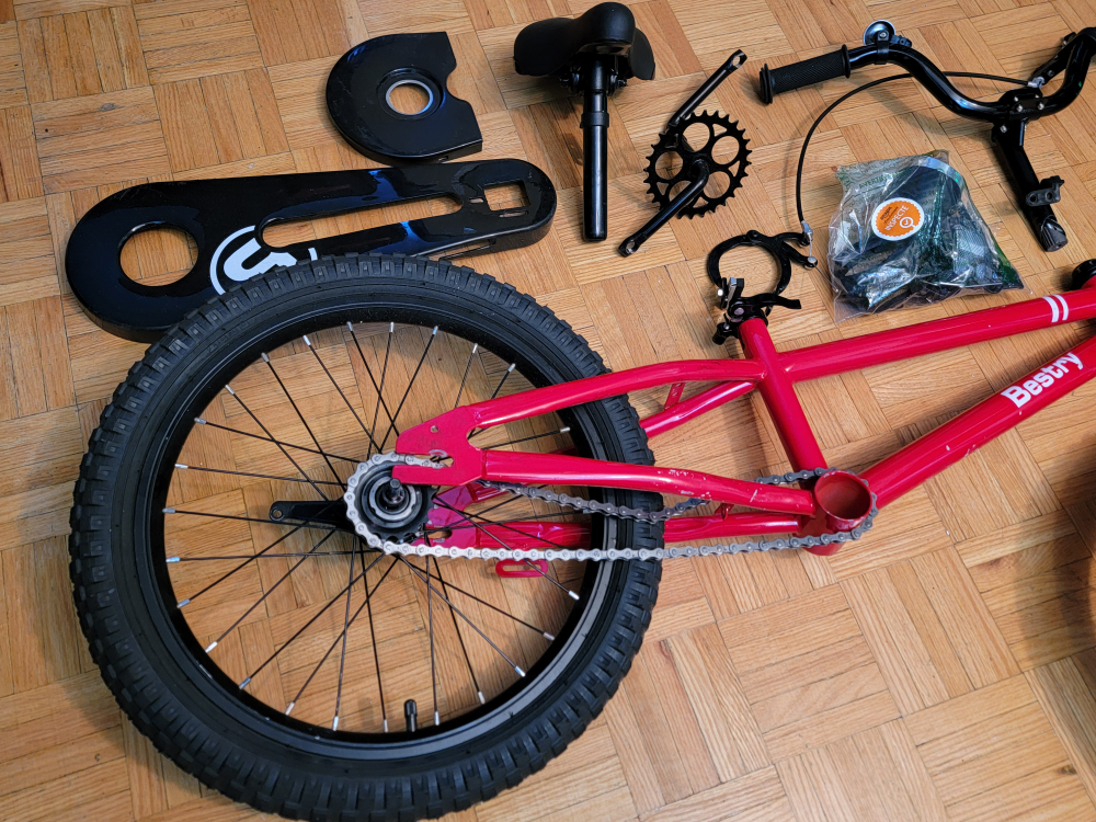 Bestry Bike Kids, 16 in Red FOR Parts or Repair image indicator(2)