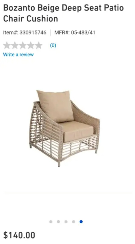 Cushion Patio Set image indicator(4)