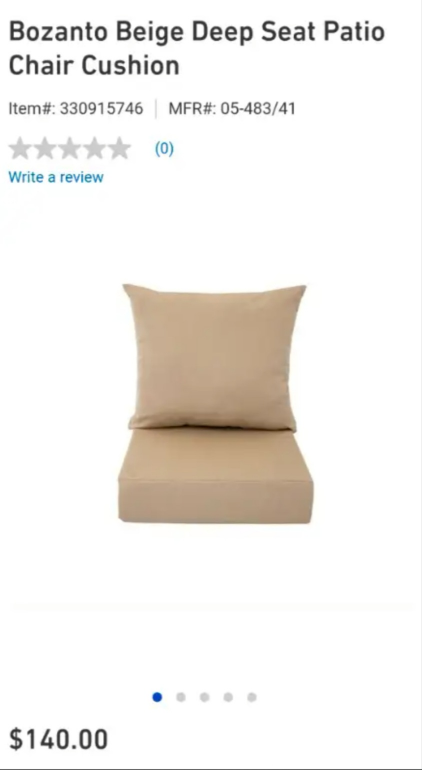 Cushion Patio Set image indicator(5)