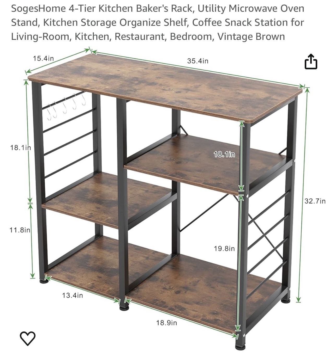 Kitchen Storage Organize Shelf - photo 3