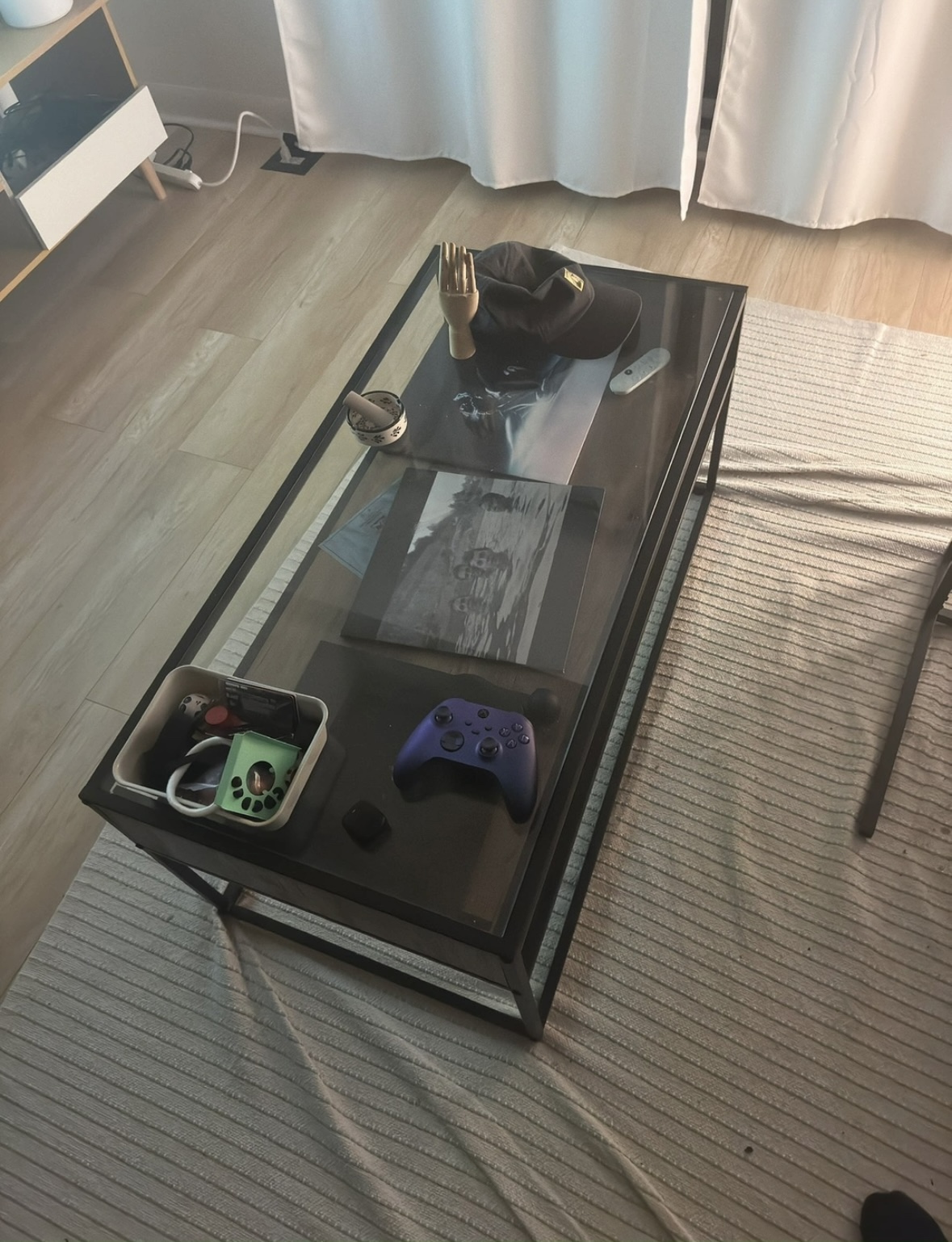MOVE OUT SALE!! Glass Coffee Table thumbnail