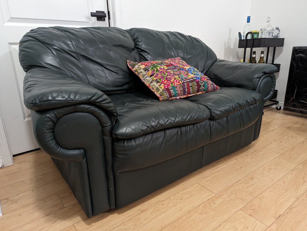 Leather loveseats - photo 2