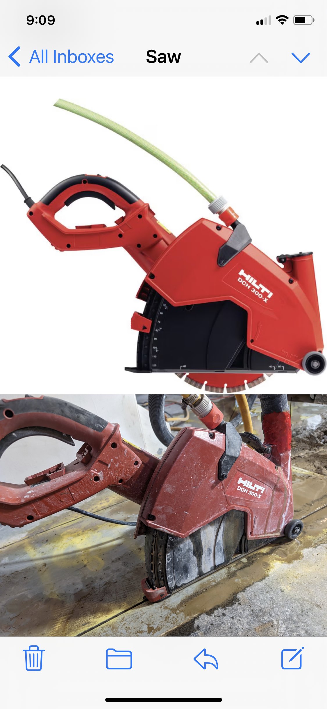 HILTI  DCH 33-x Electric Concrete Plunge Cutter