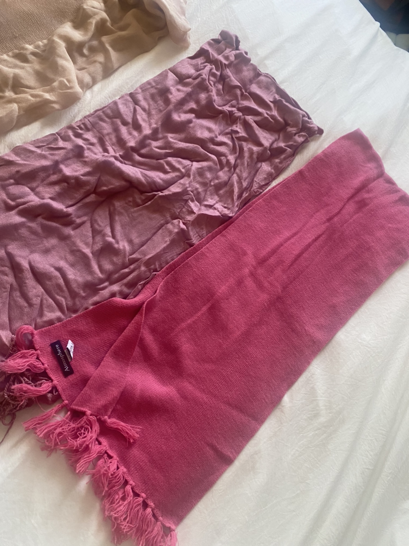 3 pink Scarves image indicator(3)