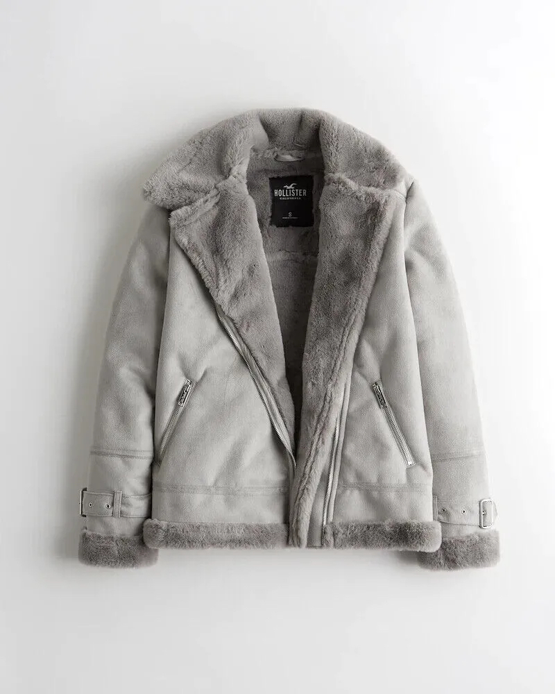 Hollister Faux Shearling jacket