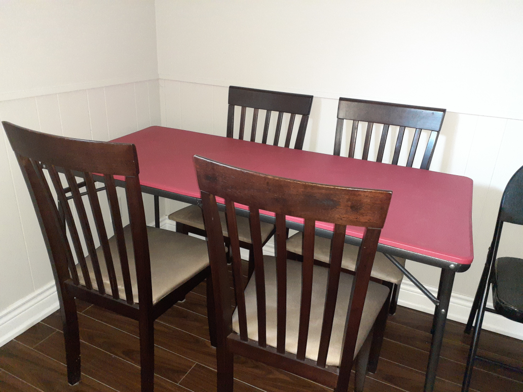 Folding Table with 4 Chairs