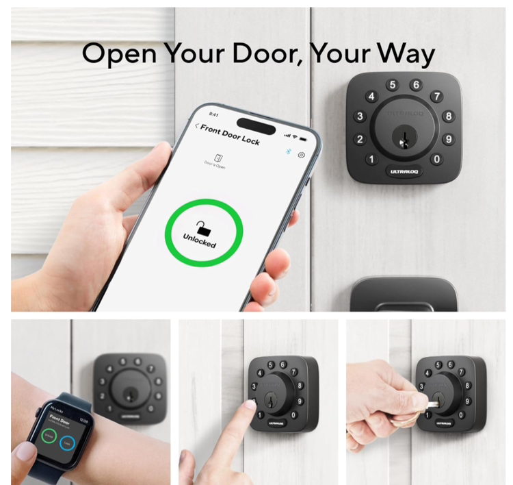 ULTRALOQ  Smart Lock  Front Door Non-Fingerprint Deadbolt Lock - photo 4