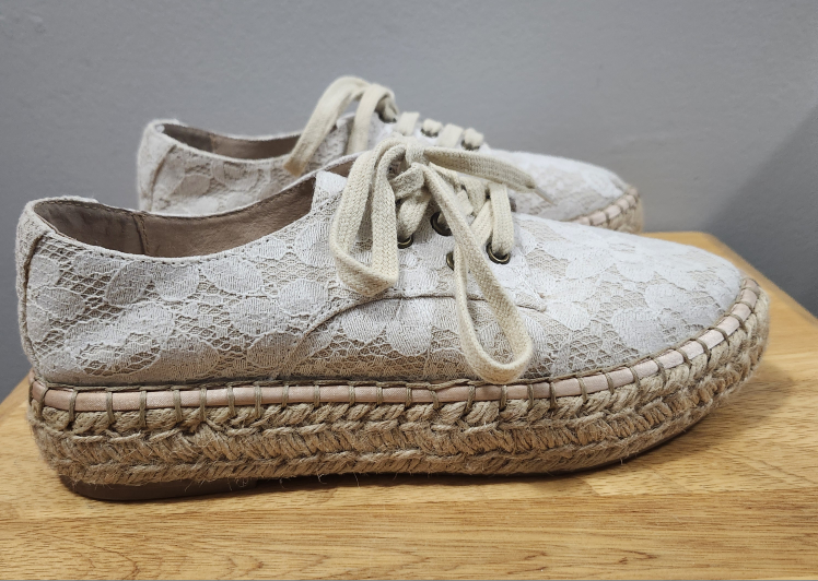 LACE J / SLIDES Platform shoes. #size8 - photo 4