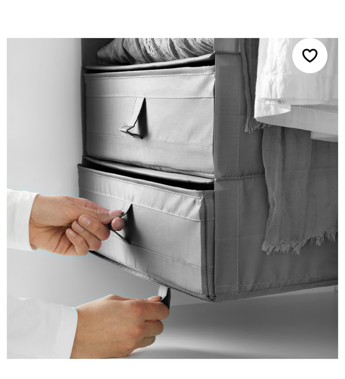 IKEA - Organizer with 6 compartments, dark gray, 35x45x125 cm - photo 4