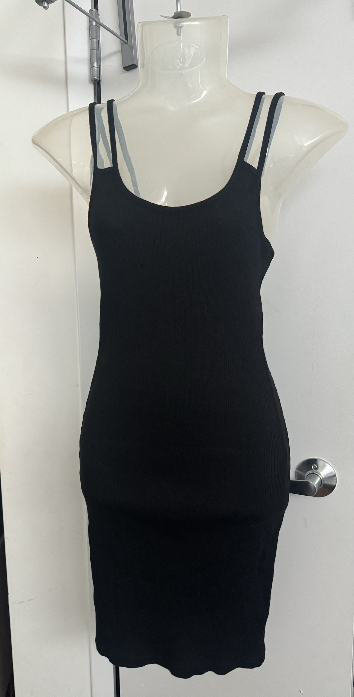 Black 2 strap Dress thumbnail