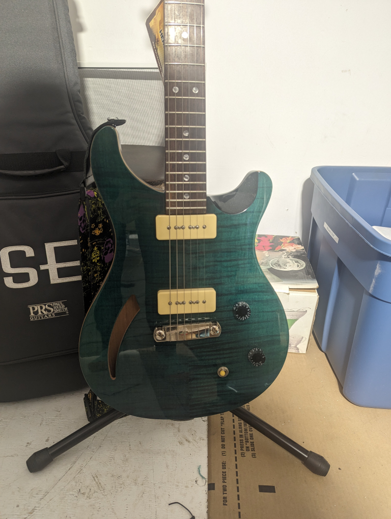 Paul Reed Smith SE Custom Semi-Hollow Soapbar Electric Guitar - photo 2