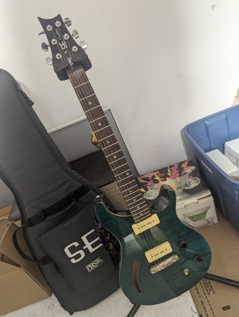 Paul Reed Smith SE Custom Semi-Hollow Soapbar Electric Guitar - photo 3