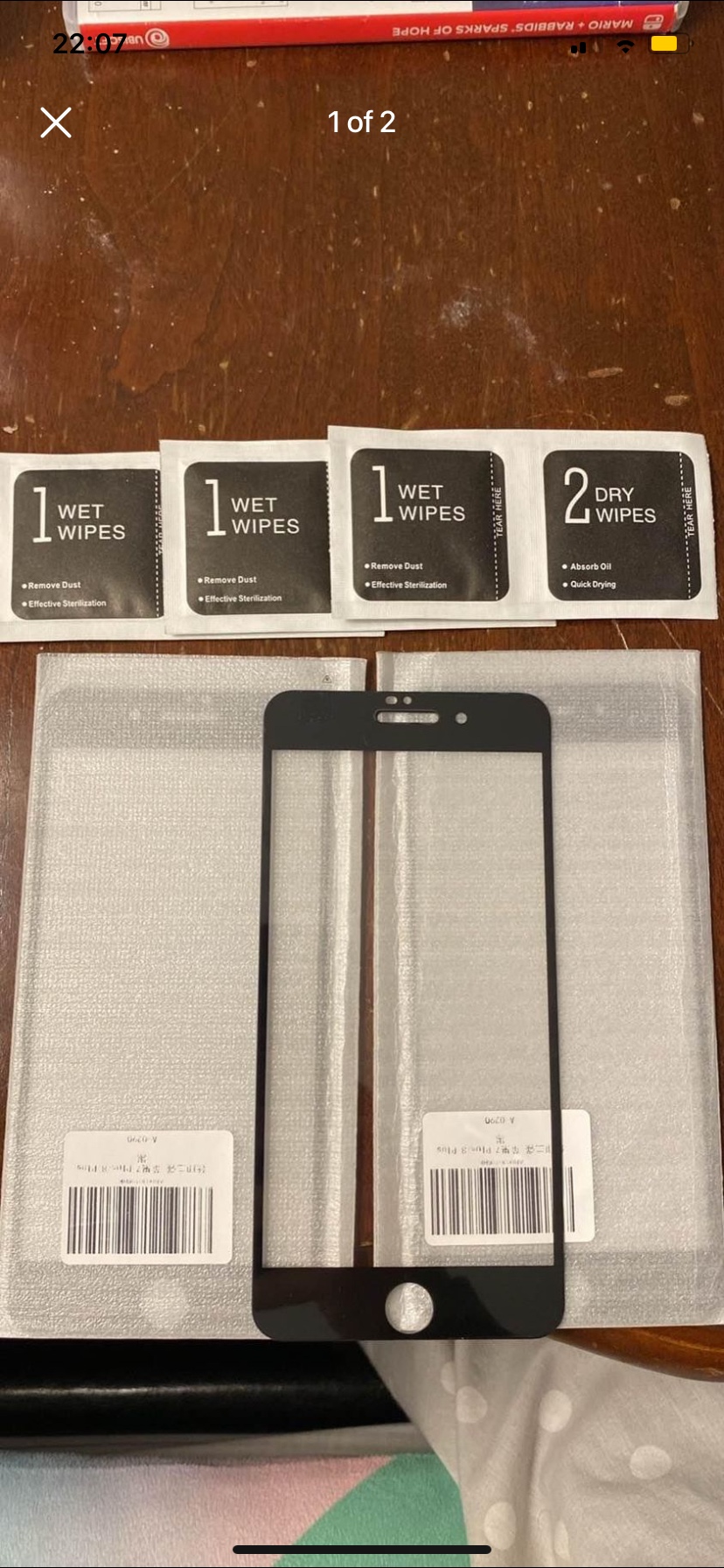 #freecycle Screen prot. iPhone 7 Plus and 8 plus