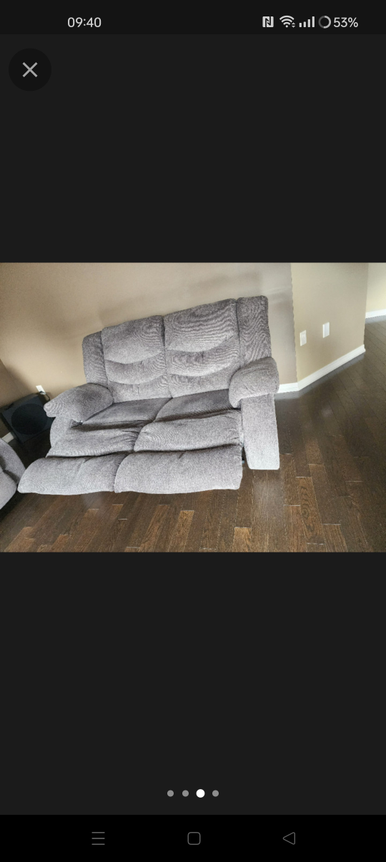 Ashley Love Seat Recliners (2 Seat) - Moving Sale ! - photo 2