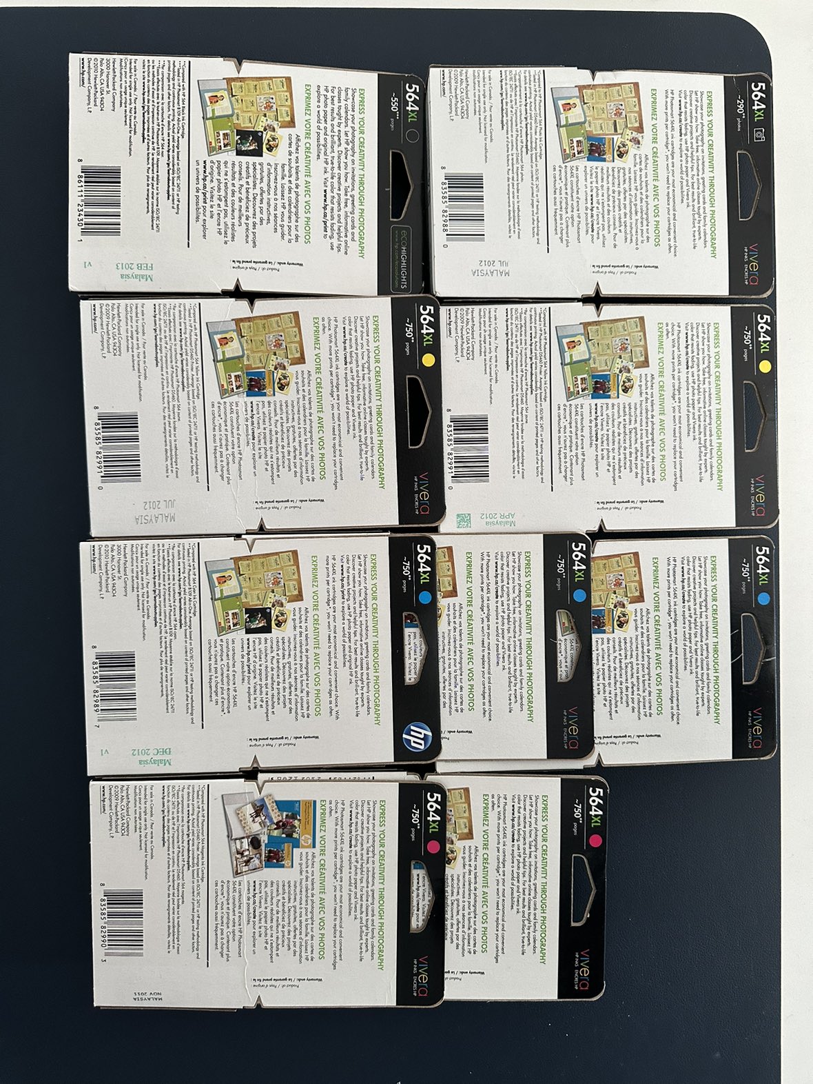 9 HP r 564 XL Cartridges (expired) - photo 2