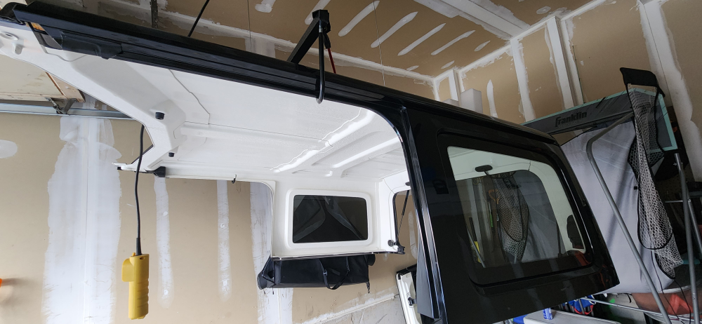 2022 Jeep JL 4 door hard top. Black high gloss