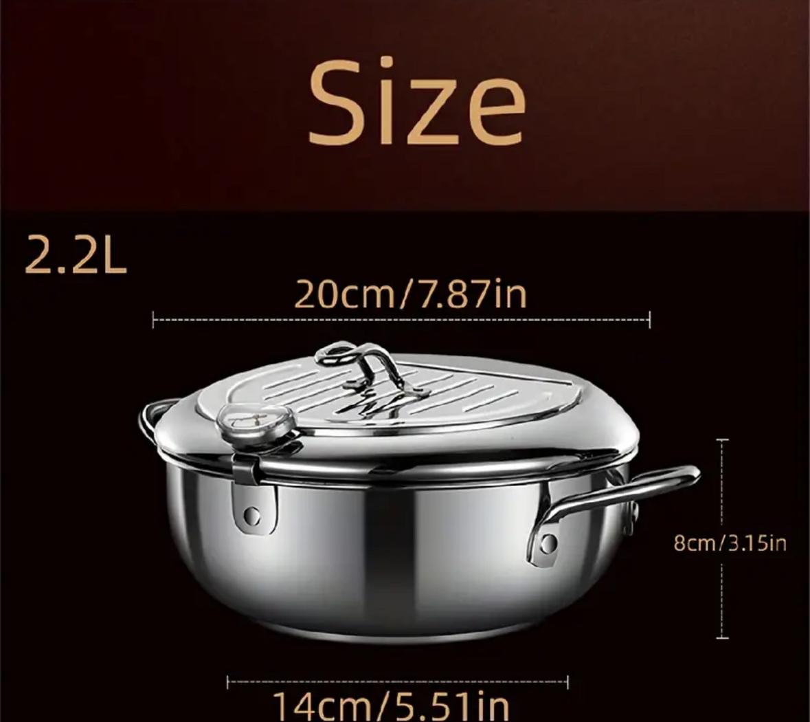 1pc Deep Fryer - photo 3