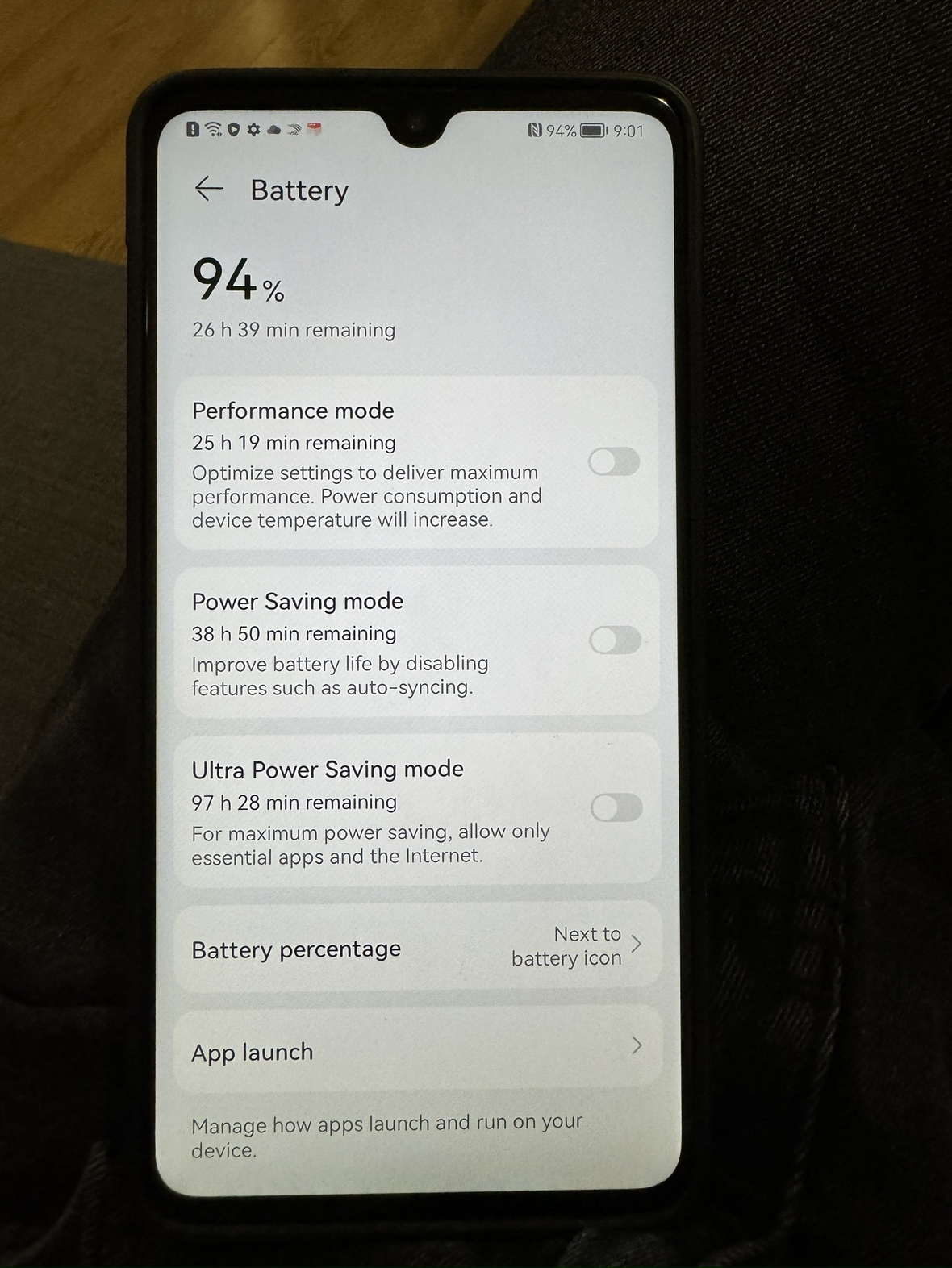 Huawei mate 20 phone image indicator(6)