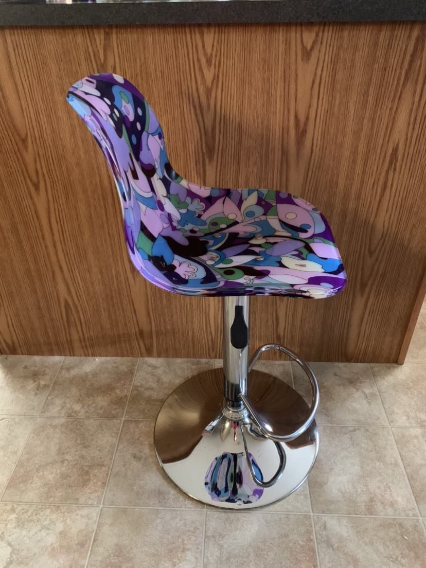 🥕Powell Jolene Abstract Barstool🥕 - photo 2