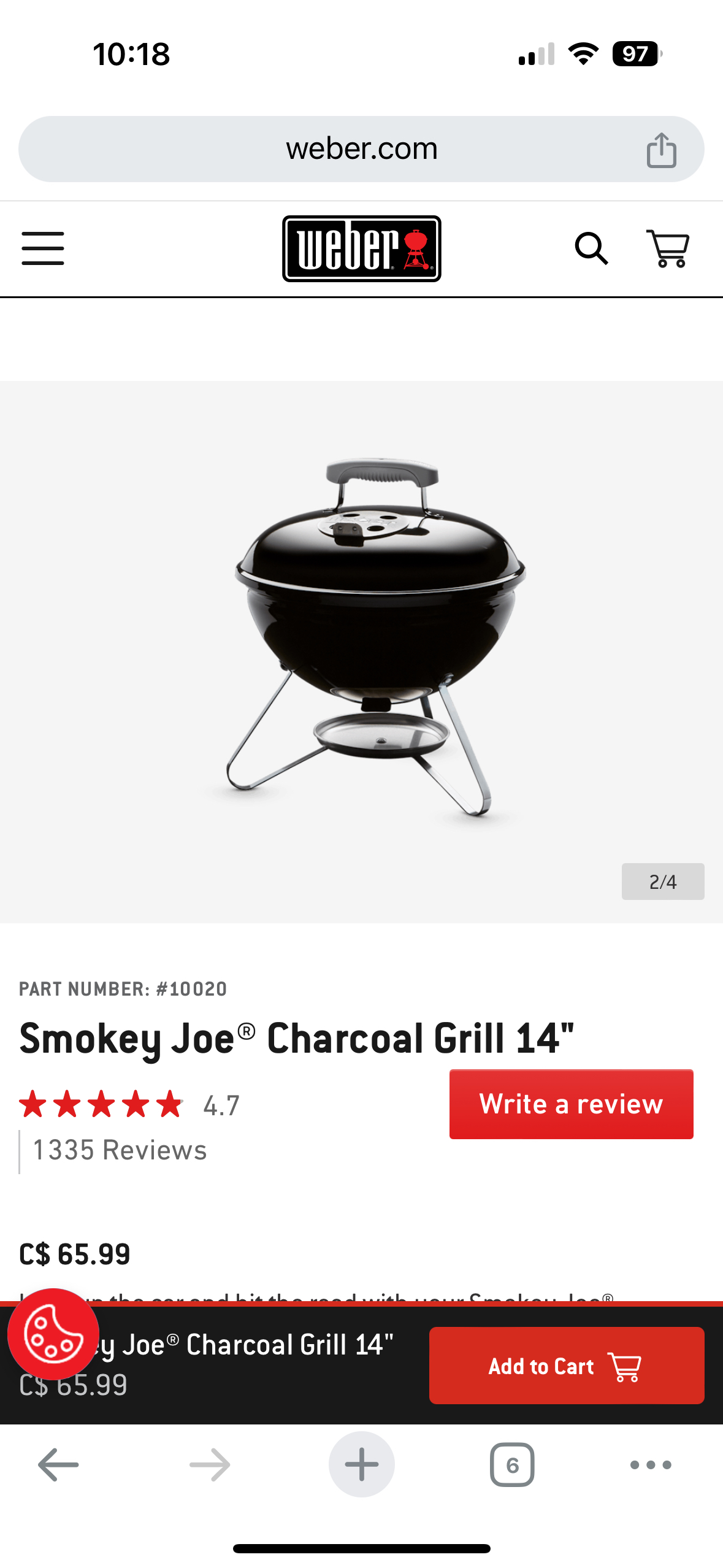 Brand new charcoal grill - photo 2