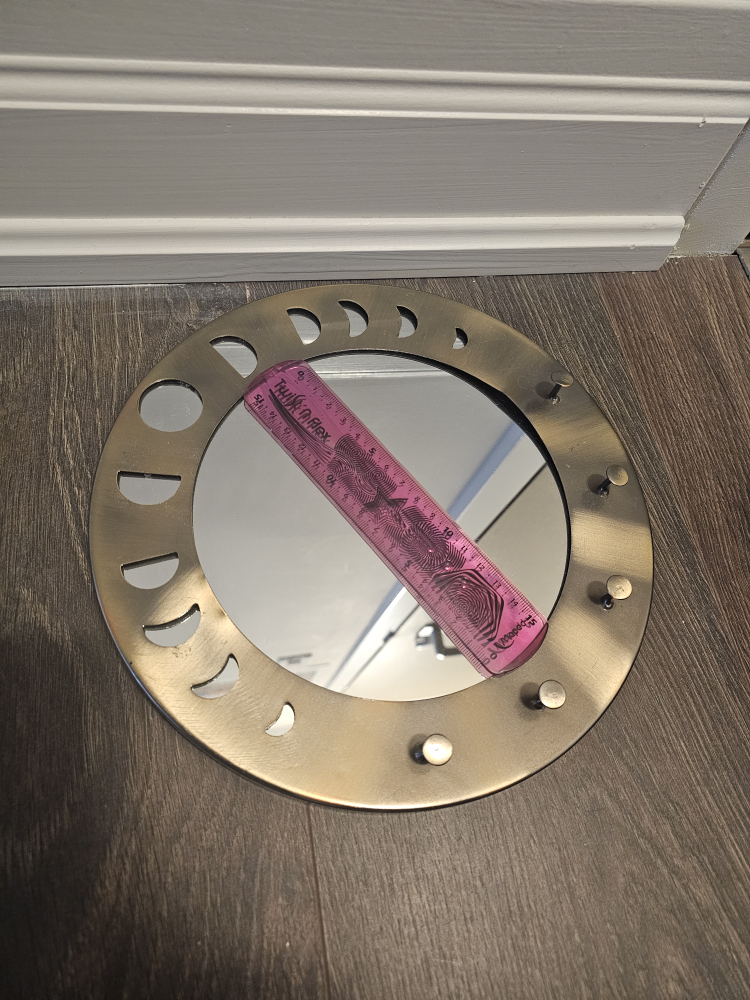 Tiny wall mirror with hangers - photo 2