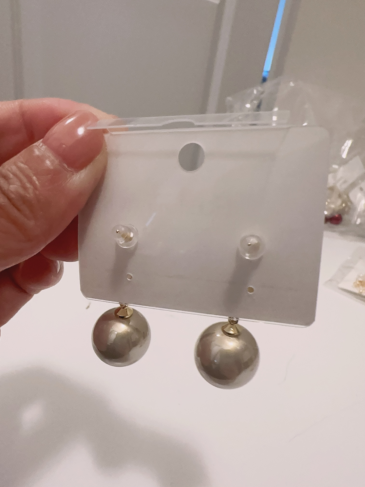 Drop earrings - photo 3