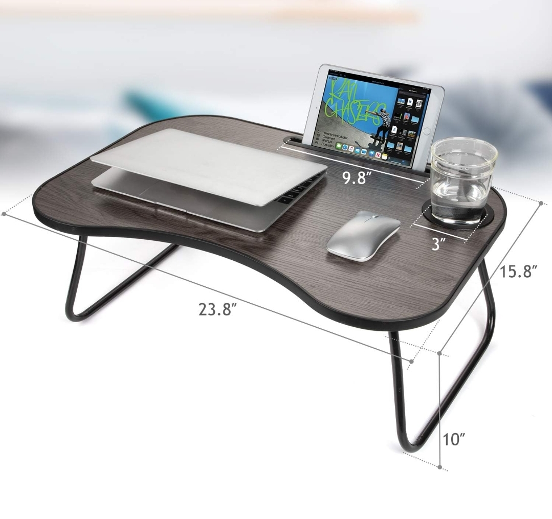 Lap Desk for Laptop with Slot for Phone & Tablet - photo 2