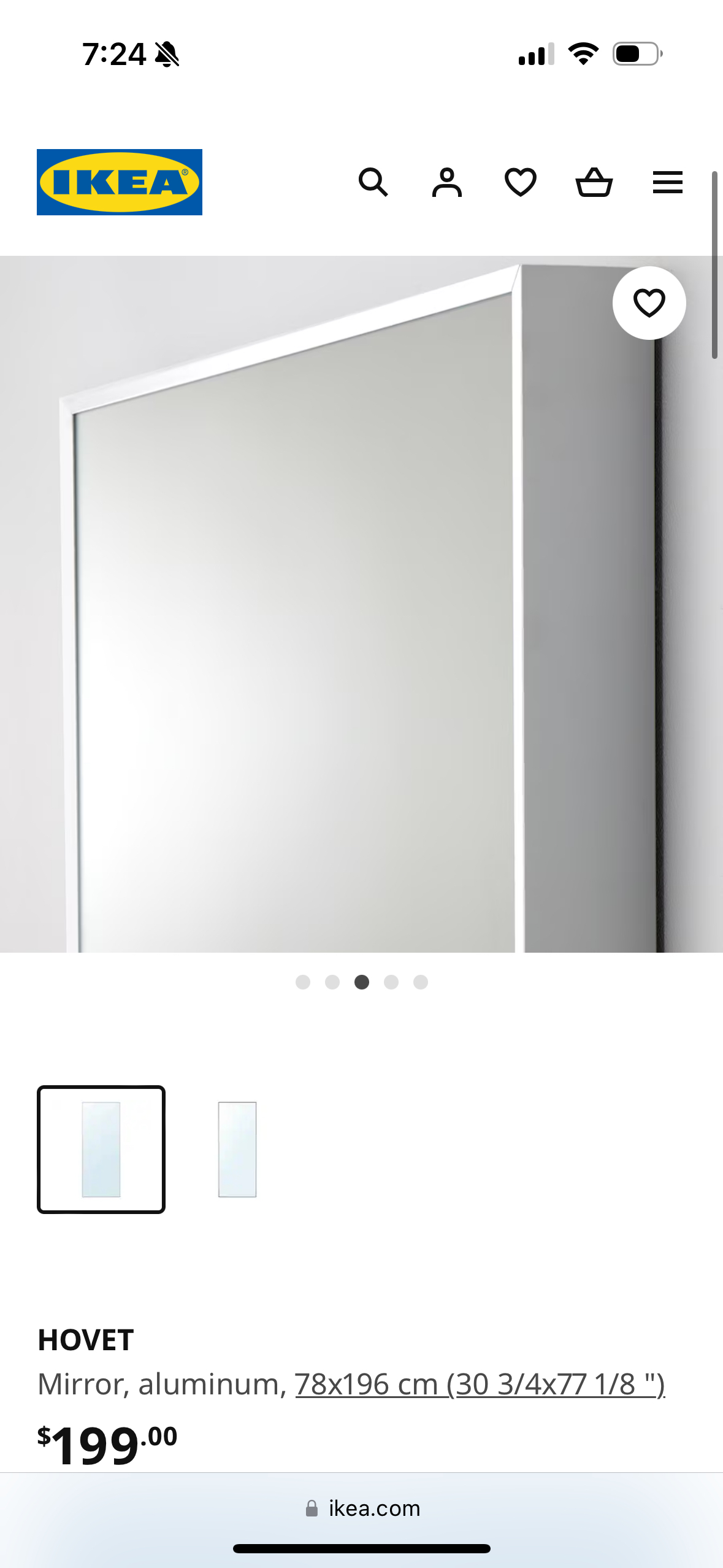 IKEA HOVET Mirror image indicator(3)