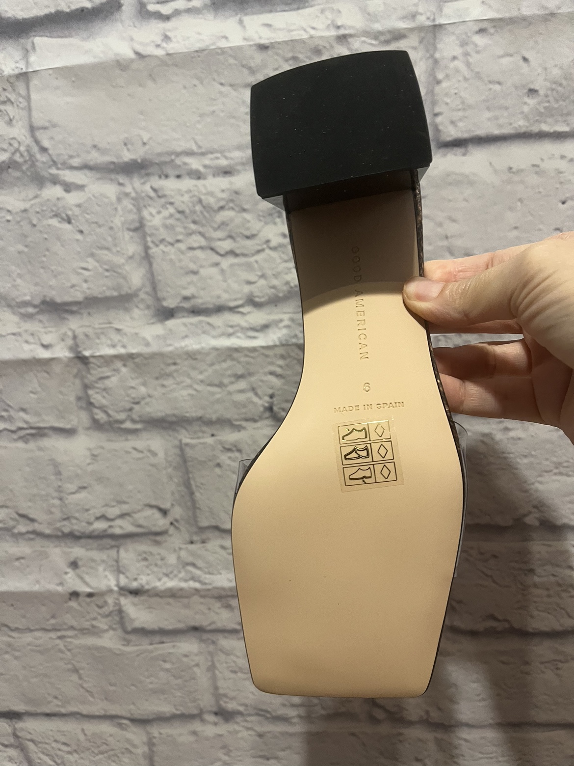 New Good American Shoes Size 6 image indicator(5)