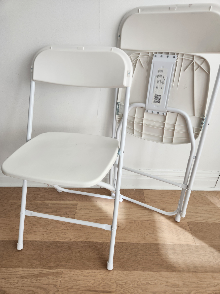 Two forderble chairs