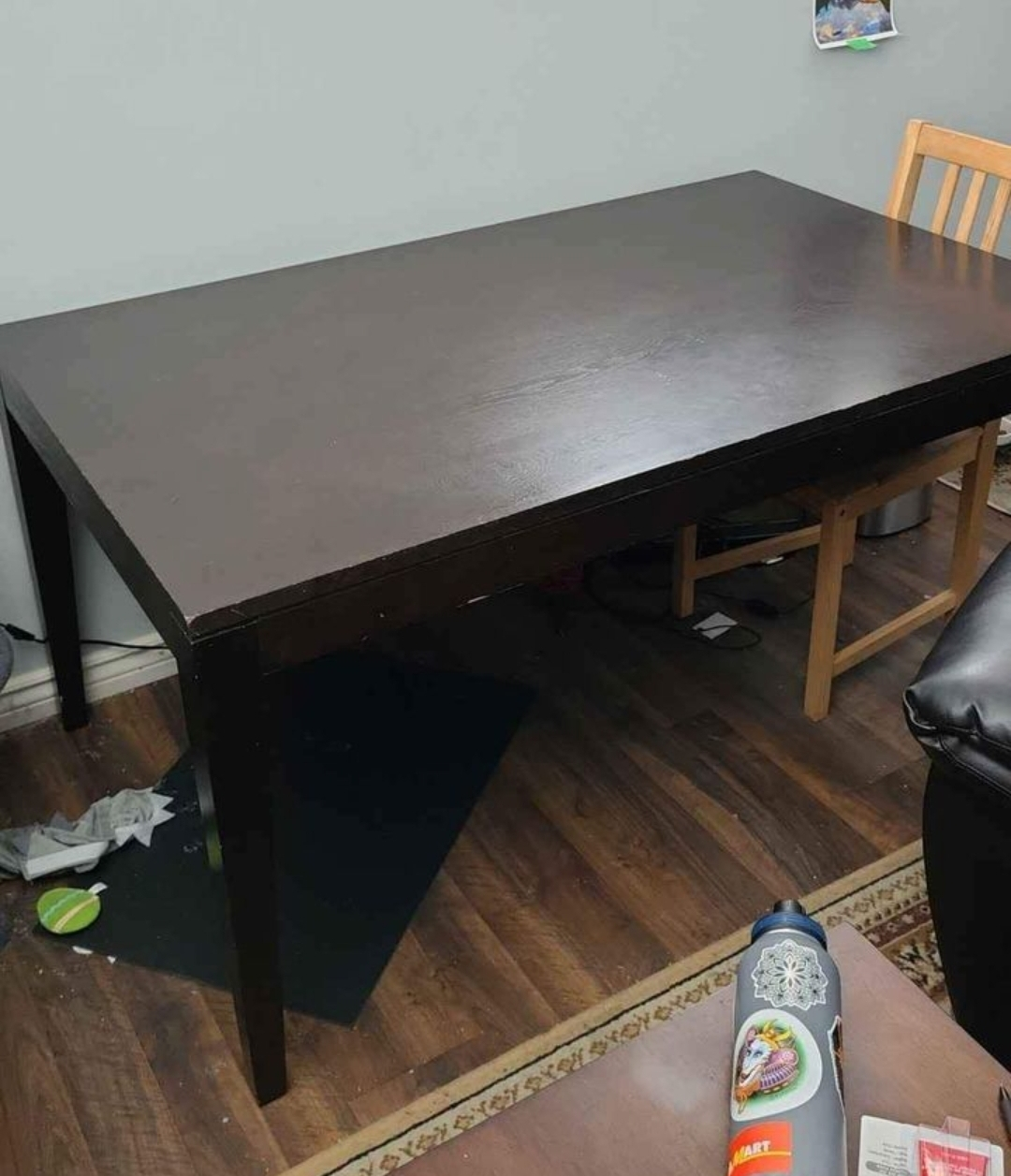 Brown kitchen table 59" x 39.5" x 29"