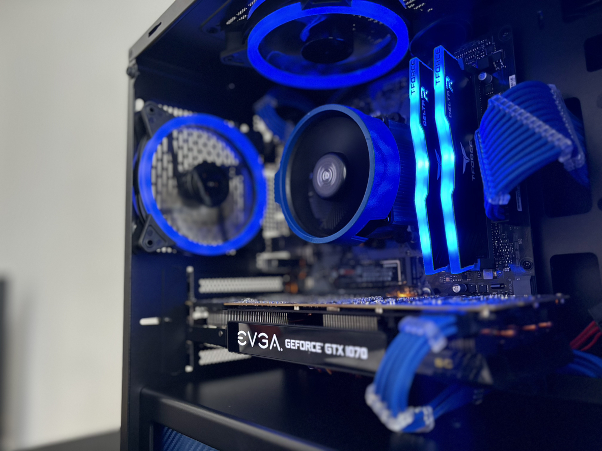 Blue+Black Gaming Pc - photo 2