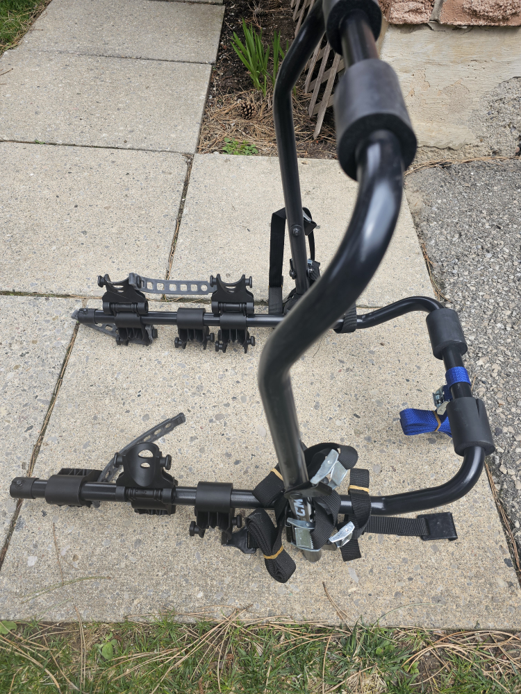 bike mount rack with free lightweight adjustable bike helmet
