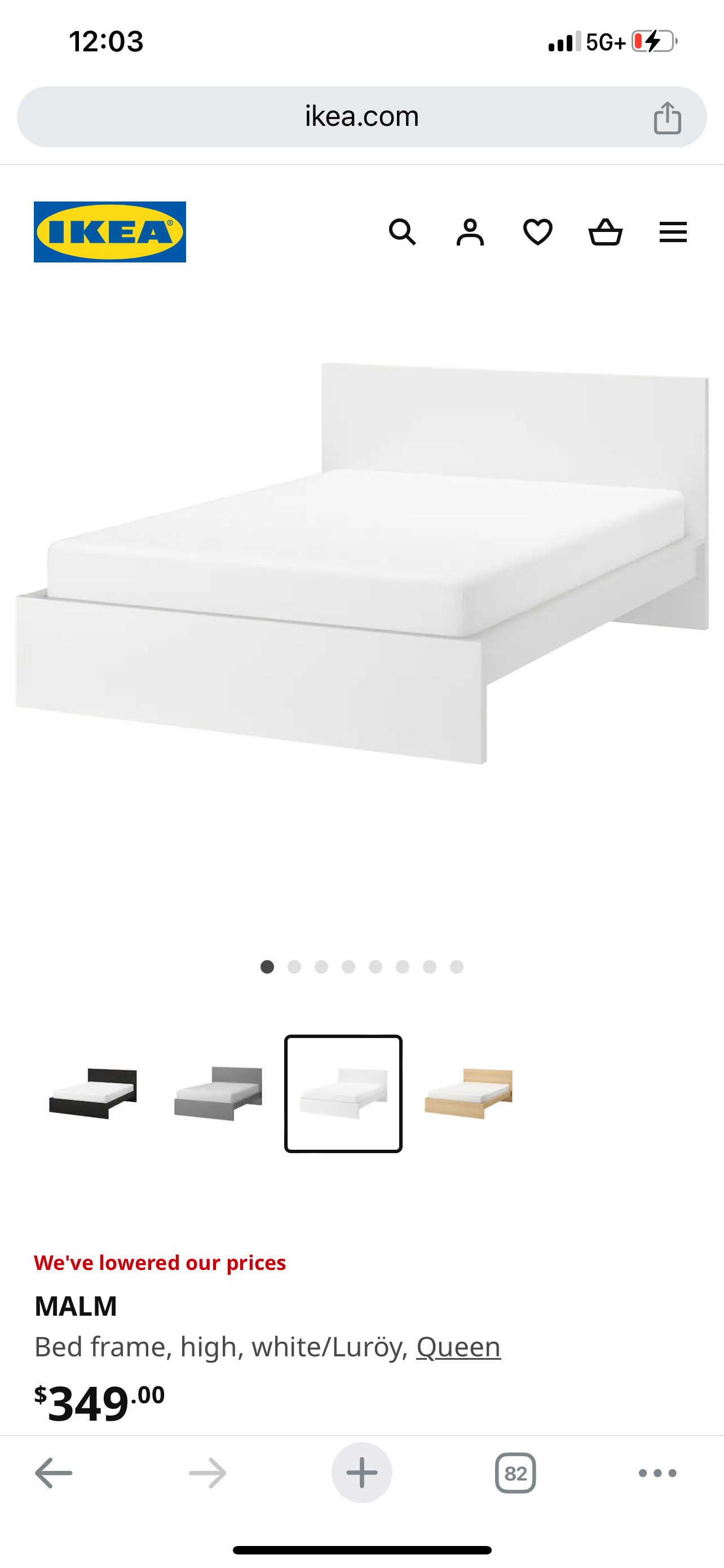 IKEA Malm Queen size Bed Frame - photo 4