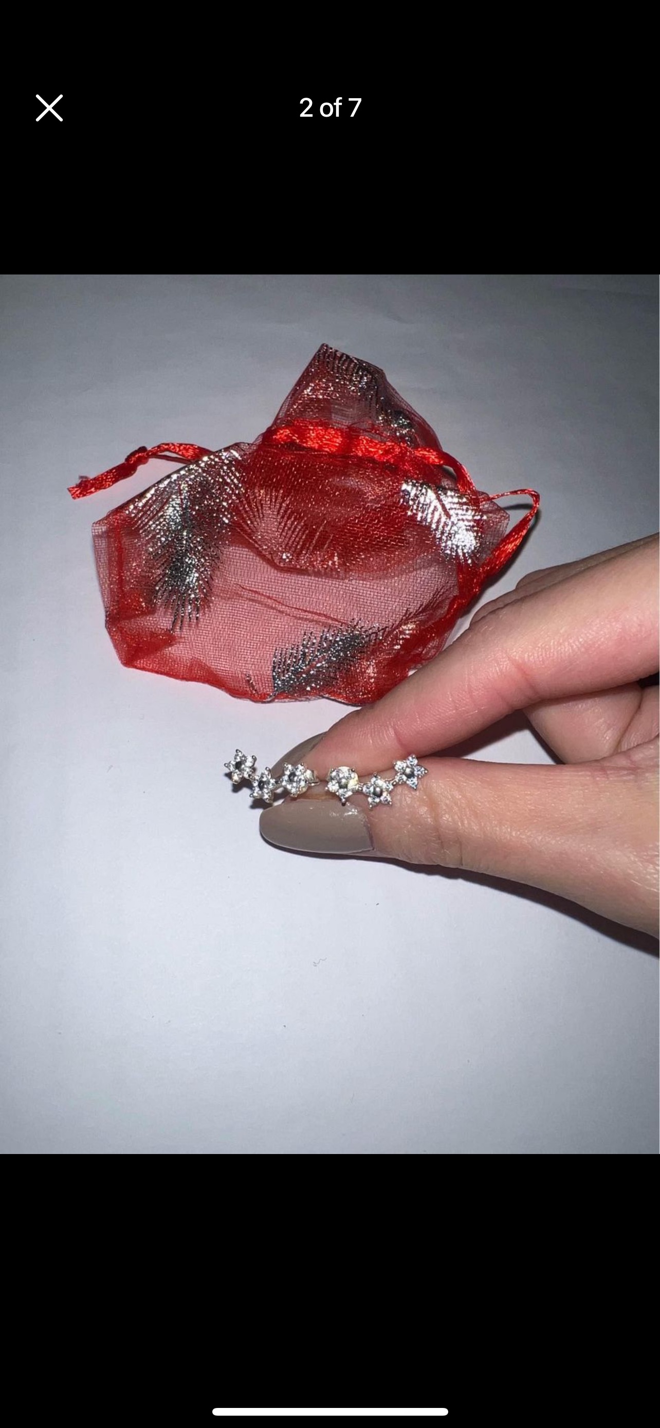 Stainless steel flower earrings thumbnail