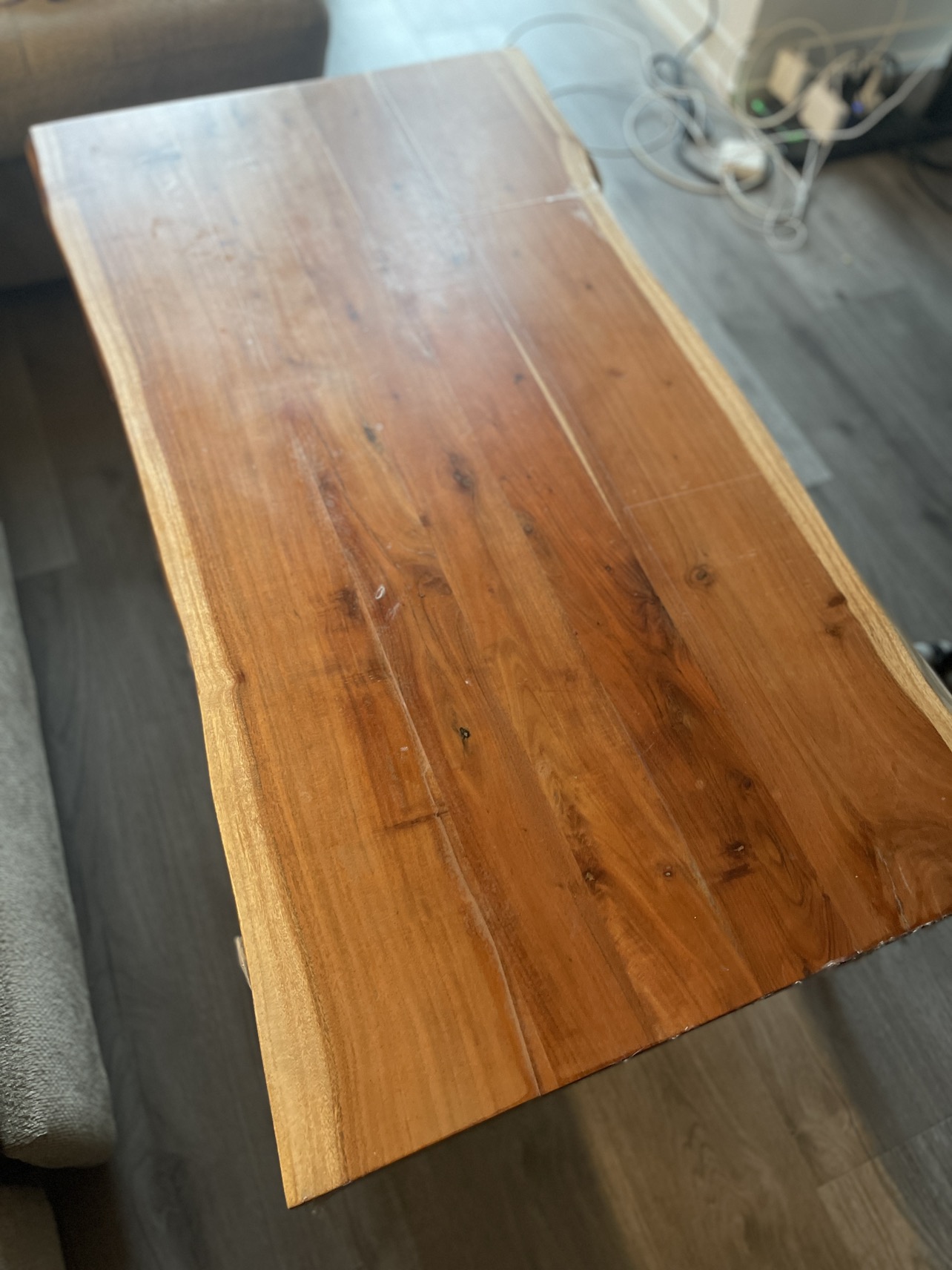 Wooden coffee table - photo 3