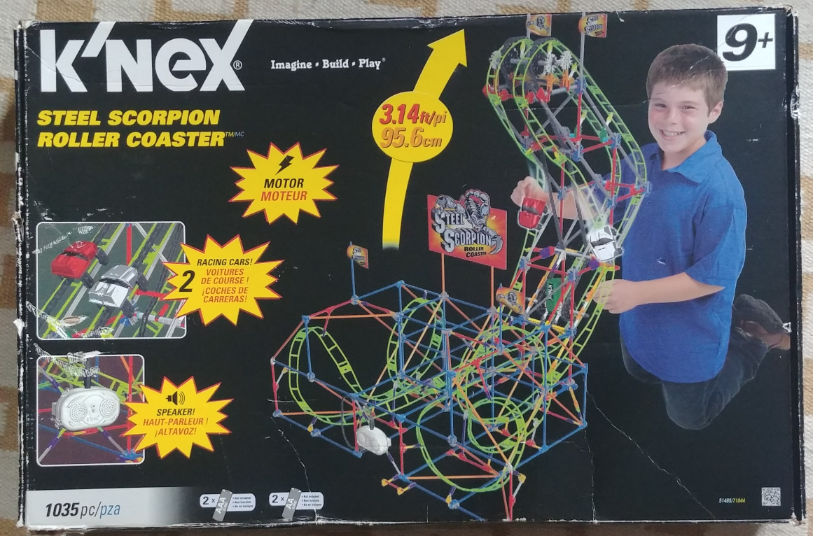 K'NEX Steel Scorpion Roller Coaster