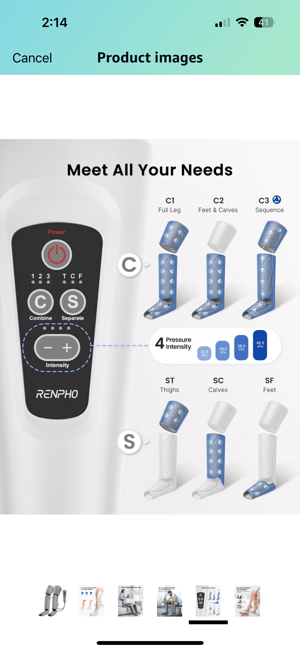 Aeria ultimate massager image indicator(9)